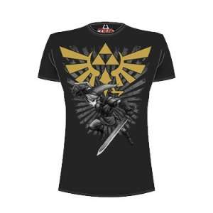     Legend of Zelda T Shirt Zelda Warrior noir (S) Toys & Games
