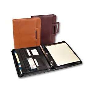   : 301 8    Royce Leather Zip Around Binder Portfolio: Office Products