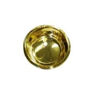  Opella Stainless Steel Round Bar Sink 14107.125 Gold 