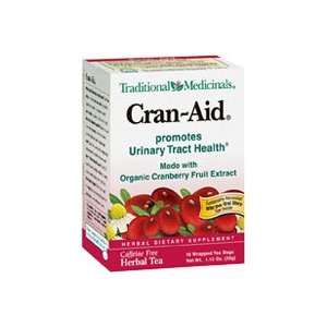 Traditional Medicinals Herbal Cran Aid Tea 1 Box:  Grocery 