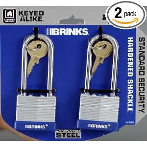  Brinks 152 42201 Laminated Steel Padlocks, 1 9/16 inch 