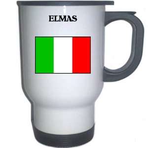 Italy (Italia)   ELMAS White Stainless Steel Mug 