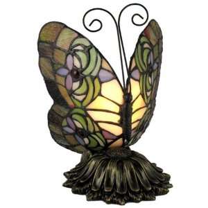 Pretty Tiffany Butterfly Table Lamp  1307: Home 