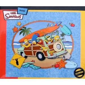  The Simpsons Puzzle Surfari 63pc. Puzzle: Toys & Games