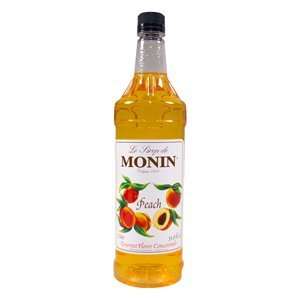 MONIN PET PEACH, CS 4/1LTR, 01 0107 Grocery & Gourmet Food