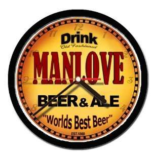  MANLOVE beer and ale cerveza wall clock: Everything Else