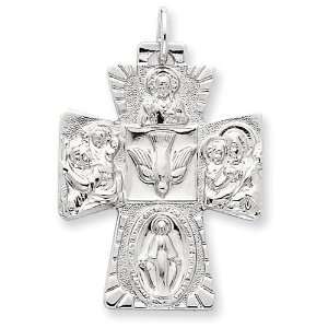  Sterling Silver 4 way Medal: West Coast Jewelry: Jewelry