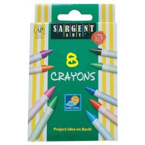  Sargent Art 35 0531 8 Count Regular Crayon, Peggable: Arts 