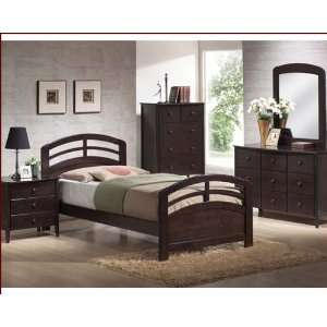  Acme Furniture Bedroom Set in Dark Walnut AC14980TSET 