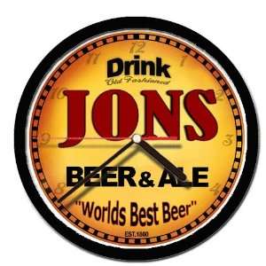  JONS beer and ale cerveza wall clock: Everything Else