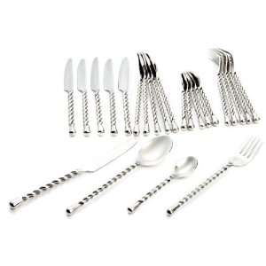   Handle 24 Piece Cutlery Set /4 Each Knife, Fork, Teaspoon, Tablespoon