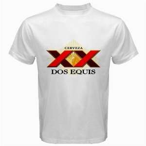 Dos Equis Mexican Beer Logo New White T Shirt Size  3XL 