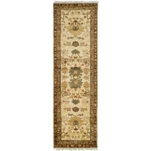   Ivory and Red Wool Area Runner, 3 Feet by 10 Feet: Home & Kitchen
