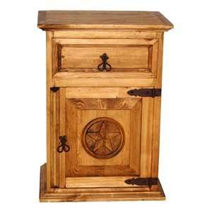    Million Dollar 02 10 NS TX Nightstand, Rustic: Home & Kitchen