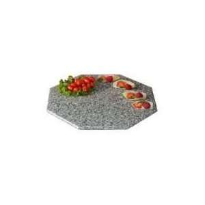 Gourmet Display Octagon Serving Stone Display W/ Polished Finished 
