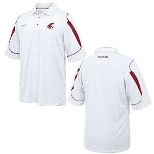   State Cougars White Stiff Arm NikeFIT Polo Shirt: Sports & Outdoors