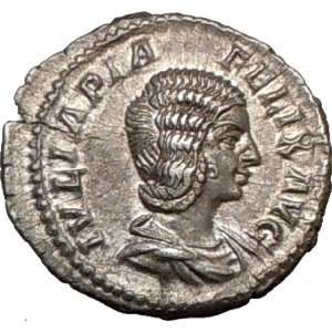  JULIA DOMNA 212AD Rome Genuine Authentic Ancient Silver 