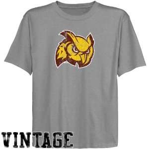  NCAA Rowan Profs Youth Ash Distressed Logo Vintage T shirt 