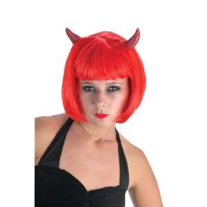  Devil Shimmer w/Horns Wig