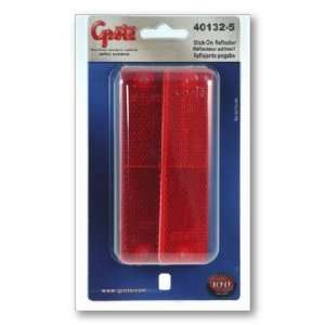 Grote   REFLECTOR, RED, MINI STICK ON RECTANGULAR, RETAIL PACK (40132 