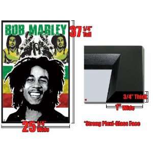   : Framed Bob Marley Rastaman Montages Poster FrSt4645: Home & Kitchen