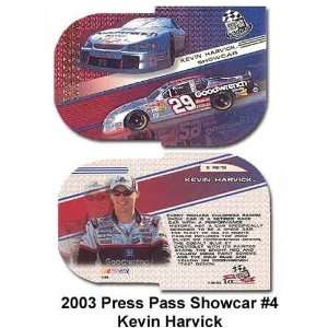  Press Pass Showcar 03 Kevin Harvick Card: Sports 