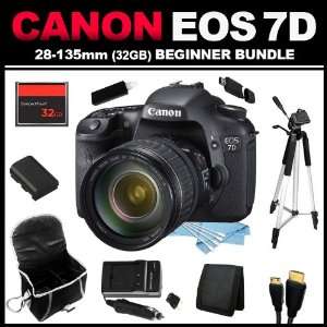 : Canon EOS 7D 18 MP CMOS Digital SLR Camera 3 inch LCD with 28 135mm 