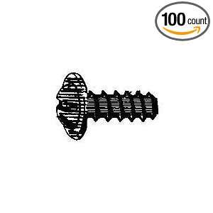  #14X5/8 Washer Head License Plate Screw (100 count 