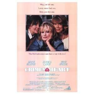  Crimes Of The Heart Original Movie Poster, 27 x 41 (1986 