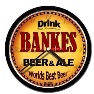  BANKES beer and ale cerveza wall clock 