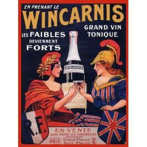  Wincarnis Tonique Ladies Wine Grapes Drink Bar Restaurant 