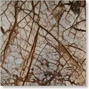  Rain Forest Brown Marble Tile 12x12 Home Improvement