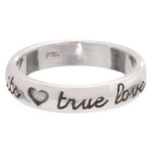  True Love Waits and Hearts Script Purity Ring: Cornerstone 