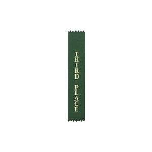  Third Place Green Ribbon Pack of 25