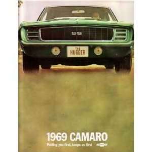  1969 CHEVROLET CAMARO Sales Brochure Literature Book 