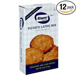 Kinerat Classic Side Dish, Potato Latke Mix, 6 Ounce (Pack of 12 