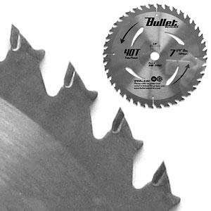 10pk Thin Kerf Carbide Tooth Wood Blade 7.25 40T Use: wood, plastic 