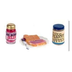   : Dollhouse Miniature Peanut Butter & Jelly Makings: Everything Else