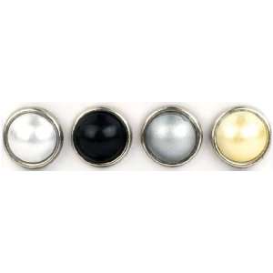  Pearl Brads 10mm 16/Pkg Elegant