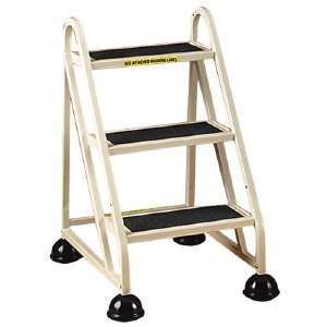 2 Step Ladder, 21 1/2x20 1/4x23 1/4, Beige, Sold as 1 