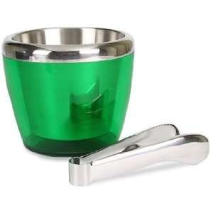 Roshco Green Mini Ice Bucket:  Kitchen & Dining