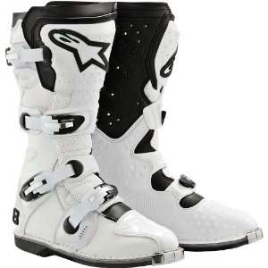   Tech 8 Light Boots, White, Size 13 2011011 200 13 Automotive