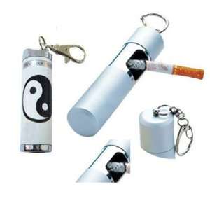 Environment Friendly Smokeless Pocket Cylinder Ashtray Keychain Ying 