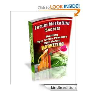 Forum Marketing Secrets Don Jones  Kindle Store