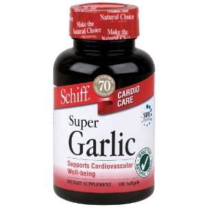  Schiff Antioxidants Super Garlic 100 softgels Health 