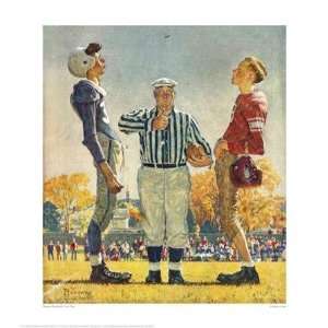  Norman Rockwell   Coin Toss Giclee