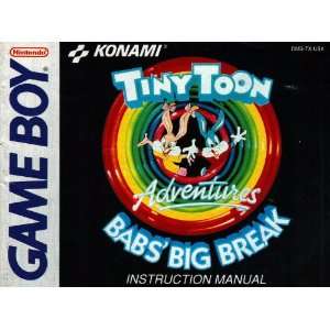 Tiny Toon Adventures   Babs Big Break GB Instruction Booklet (Game 