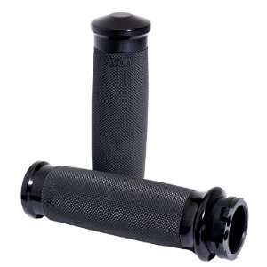  Custom Contour Grips Black   H D Models with 1 inch Bars 