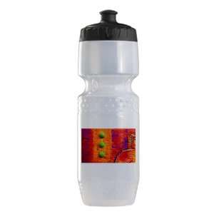  Trek Water Bottle Clear Blk Abstract Peace Symbol 