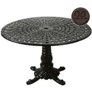  Windham Castings Pedestal Dining Table With 48 Inch Round 
